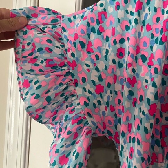 Lilly Pulitzer Blaire Stretch Dress - Size 4 - multi Hottie Dottie - Picture 8 of 10